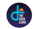 Logo of The Dock Ledge with a blue 'dl' design on a dark blue circle background